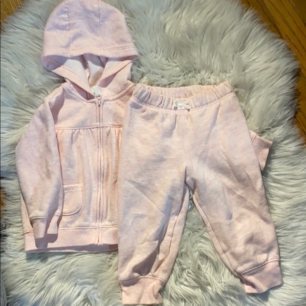Carters matching sweat pant set